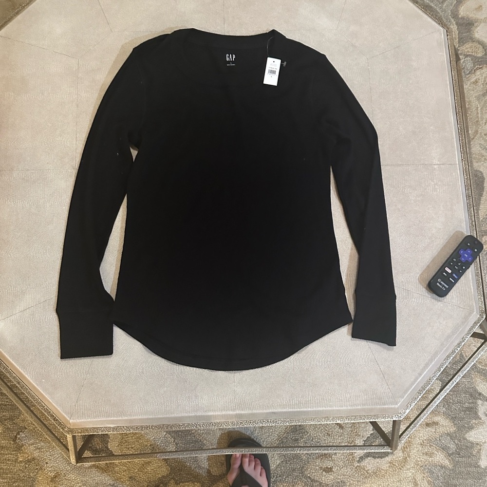 GAP Dark Gray Long Sleeve Shirt
